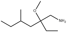 2-ETHYL-2-METHOXY-4-METHYL-HEXYLAMINE Struktur