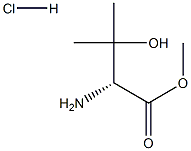 (R)-METHYL 2-AMINO-3-HYDROXY-3-METHYLBUTANOATE HCL Struktur