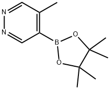 (5-METHYLPYRIDAZIN-4-YL)BORONIC ACID PINACOL ESTER Struktur