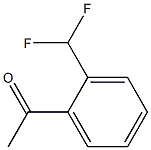 1-(2-(Difluoromethyl)phenyl)ethanone Struktur