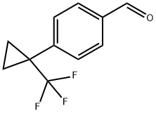 4-(1-(TRIFLUOROMETHYL)CYCLOPROPYL)BENZALDEHYDE Struktur