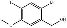 (2-Bromo-4-fluoro-5-methoxy-phenyl)-methanol Struktur