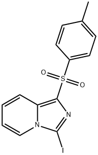 3-iodo-1-(4-methylbenzenesulfonyl)imidazo[1,5-a]pyridine Struktur