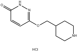 6-(piperidin-4-ylmethoxy)pyridazin-3(2H)-one hydrochloride Struktur