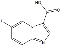 6-Iodoimidazo[1,2-a]pyridine-3-carboxylic acid Struktur