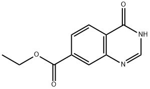 ETHYL 4-OXO-3,4-DIHYDROQUINAZOLINE-7-CARBOXYLATE Struktur