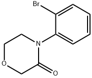 3-Morpholinone, 4-(2-bromophenyl)- Struktur