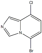 5-Bromo-8-chloro-imidazo[1,5-a]pyridine Struktur