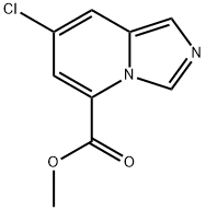 METHYL 7-CHLOROIMIDAZO[1,5-A]PYRIDINE-5-CARBOXYLATE Struktur