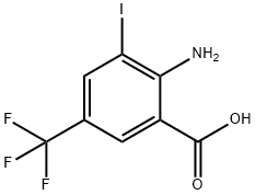 2-氨基-3-碘-5-(三氟甲基)苯并IC酸, 1427501-94-7, 結(jié)構(gòu)式