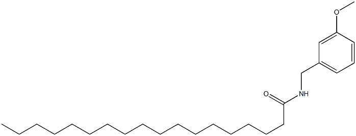 N-(3-methoxybenzyl)-octadecanamide Struktur