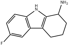 6-fluoro-2,3,4,9-tetrahydro-1H-carbazol-1-amine Struktur