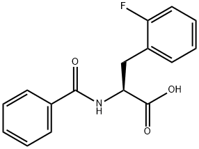 N-benzoyl-2-fluoro- L-Phenylalanine Struktur