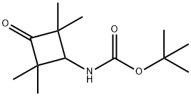 TERT-BUTYL 3-OXO-2,2,4,4-TETRAMETHYLCYCLOBUTYLCARBAMATE Struktur