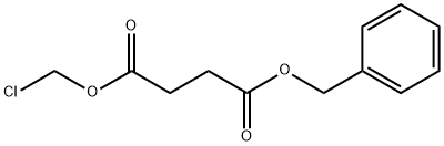 Butanedioic acid, chloromethyl phenylmethyl ester Struktur