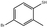 4-Bromo-2-methylbenzenethiol Struktur