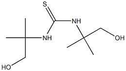 1,3-Bis-(2-hydroxy-1,1-dimethyl-ethyl)-thiourea Struktur