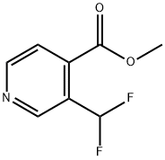 3-Difluoromethyl-isonicotinic acid methyl ester Struktur