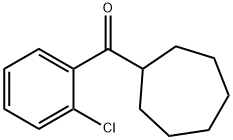 (2-CHLOROPHENYL)(CYCLOHEPTYL)METHANONE Struktur