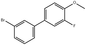 3-BROMO-3-FLUORO-4-METHOXY-1,1-BIPHENYL Struktur