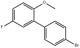 4-BROMO-5-FLUORO-2-METHOXY-1,1-BIPHENYL Struktur