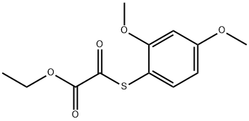 ETHYL 2-((2,4-DIMETHOXYPHENYL)THIO)-2-OXOACETATE Struktur