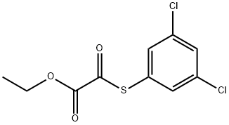 ETHYL 2-((3,5-DICHLOROPHENYL)THIO)-2-OXOACETATE Struktur