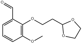 2-(2-(1,3-DIOXOLAN-2-YL)ETHOXY)-3-METHOXYBENZALDEHYDE Struktur