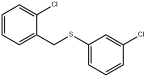 (2-CHLOROBENZYL)(3-CHLOROPHENYL)SULFANE Struktur