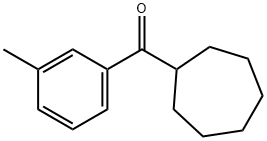 CYCLOHEPTYL(M-TOLYL)METHANONE Struktur