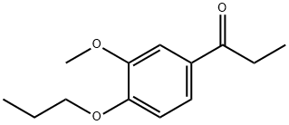 1-(3-METHOXY-4-PROPOXYPHENYL)PROPAN-1-ONE Struktur