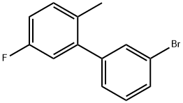 3-BROMO-5-FLUORO-2-METHYL-1,1-BIPHENYL Struktur