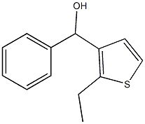 (2-ETHYLTHIOPHEN-3-YL)(PHENYL)METHANOL Struktur