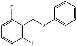 (2,6-DIFLUOROBENZYL)(PHENYL)SULFANE Struktur