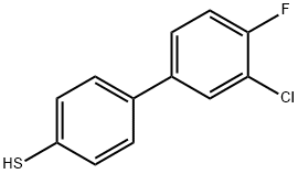 3-CHLORO-4-FLUORO-[1,1-BIPHENYL]-4-THIOL Struktur