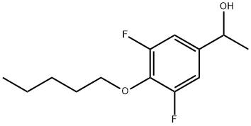 1-(3,5-DIFLUORO-4-(PENTYLOXY)PHENYL)ETHANOL Struktur