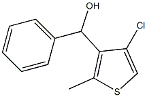 (4-CHLORO-2-METHYLTHIOPHEN-3-YL)(PHENYL)METHANOL Struktur