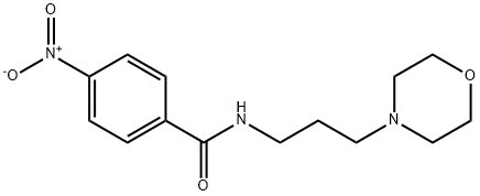 N-[3-(morpholin-4-yl)propyl]-4-nitrobenzamide Struktur