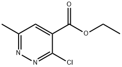 ETHYL 3-CHLORO-6-METHYLPYRIDAZINE-4-CARBOXYLATE Struktur