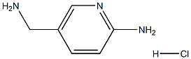 5-(Aminomethyl)pyridin-2-amine hydrochloride Struktur