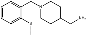 ({1-[2-(methylthio)benzyl]piperidin-4-yl}methyl)amine Struktur