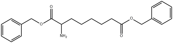 RS-Dibenzyl DL-2-aminosuberate Struktur