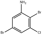 2,5-Dibromo-3-chloro-phenylamine Struktur