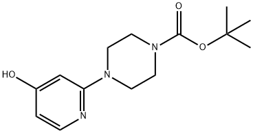 tert-Butyl 4-(4-hydroxypyridin-2-yl)piperazine-1-carboxylate Struktur