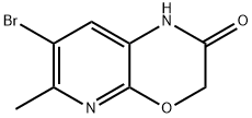 7-bromo-6-methyl-1H-pyrido[2,3-b][1,4]oxazin-2(3H)-one Structure