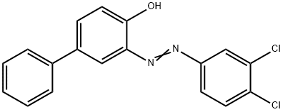 3-[(3,4-dichlorophenyl)diazenyl]-4-biphenylol Struktur