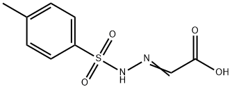 Acetic acid,2-[2-[(4-methylphenyl)sulfonyl]hydrazinylidene]- Struktur