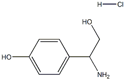 4-(1-AMINO-2-HYDROXYETHYL)PHENOL HYDROCHLORIDE Struktur