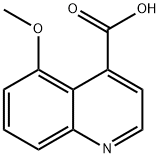 5-METHOXYQUINOLINE-4-CARBOXYLIC ACID Struktur