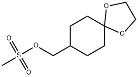 1,4-dioxaspiro[4.5]decan-8-ylmethyl methanesulfonate Struktur